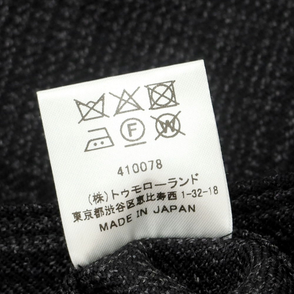【中古】トゥモローランド TOMORROWLAND ウール チェック セットアップ ダークグレー【 S 】【 状態ランクB 】【 メンズ 】
