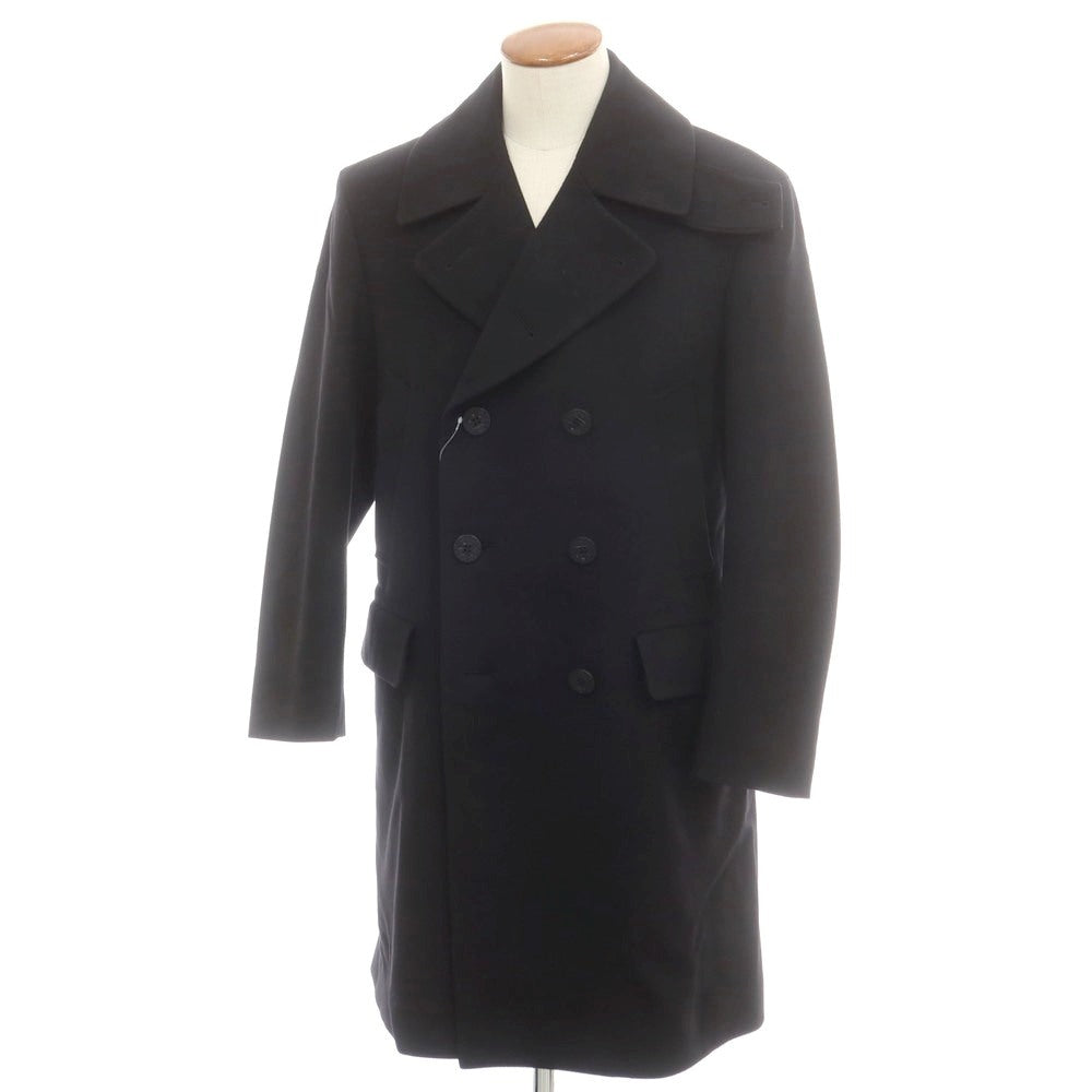 【中古】モーヴ MOVB ウール オーバーサイズ ピーコート ブラック【 46 】【 状態ランクB 】【 メンズ 】