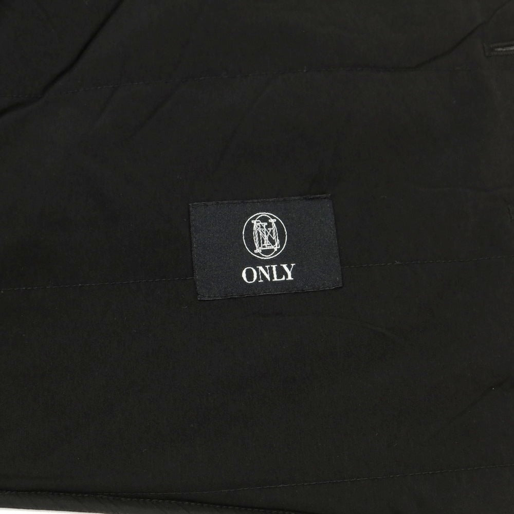 【中古】オンリー ONLY ウール 中綿 カジュアル系ジレ ベスト ブラック【 50 】【 状態ランクB 】【 メンズ 】