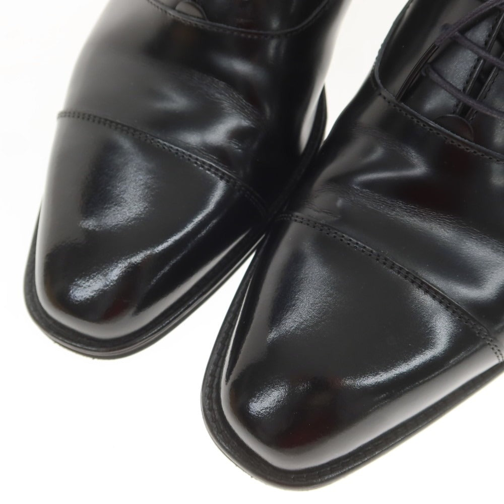 【中古】ユニバーサルランゲージ UNIVERSAL LANGUAGE ガラスレザー ストレートチップ ドレスシューズ ブラック【 25 1/2 】【 状態ランクB 】【 メンズ 】