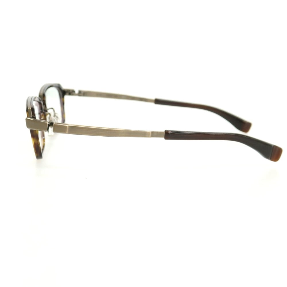 【中古】フォーナインズ 999.9 M-22 メガネ ダークブラウンxアンティークゴールド【 53□17 133 】【 状態ランクB 】【 メンズ 】
