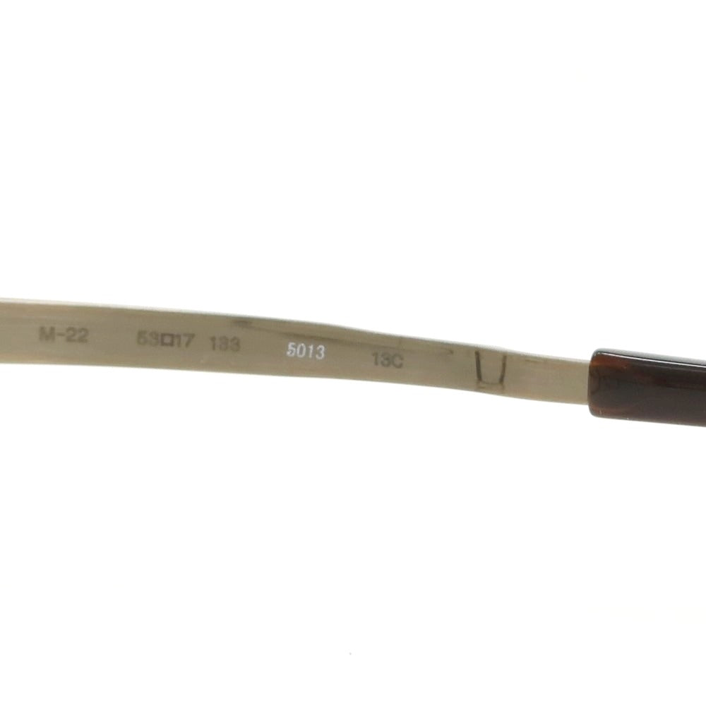 【中古】フォーナインズ 999.9 M-22 メガネ ダークブラウンxアンティークゴールド【 53□17 133 】【 状態ランクB 】【 メンズ 】