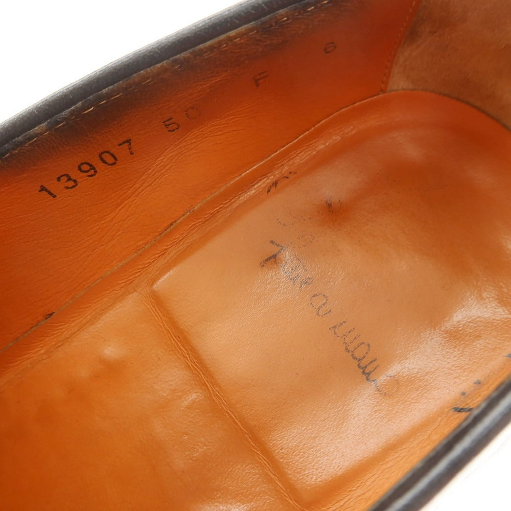 【中古】サントーニ Santoni カモフラージュ柄 ダブルモンク ローファー ライトネイビー系【 6 】【 状態ランクD 】【 メンズ 】