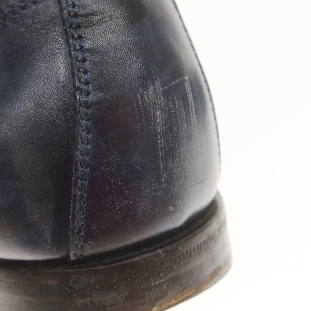 【中古】サントーニ Santoni カモフラージュ柄 ダブルモンク ローファー ライトネイビー系【 6 】【 状態ランクD 】【 メンズ 】