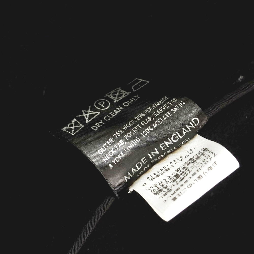 【中古】グレンフェル GRENFELL ウールナイロン ダッフルコート ブラック【 40 】【 状態ランクB 】【 メンズ 】