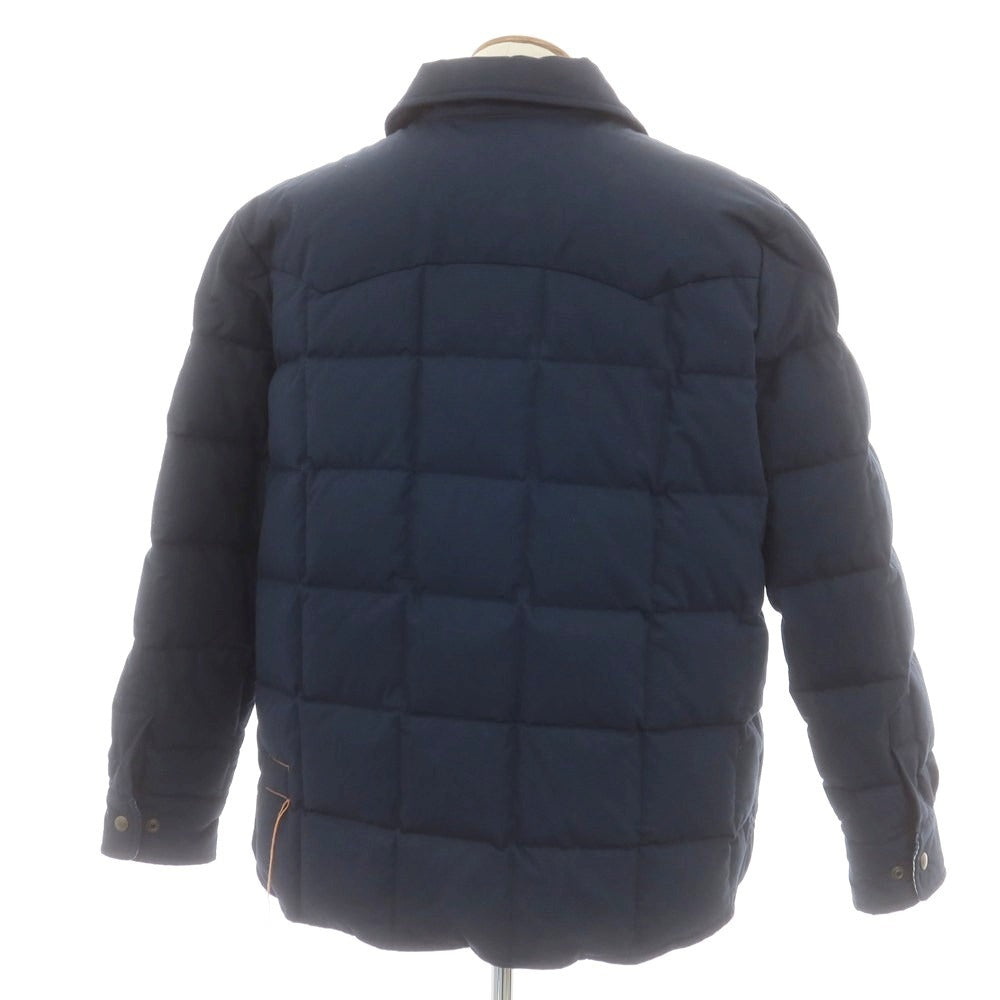 【中古】フォルテラ FORTELA コットンナイロン ダウンジャケット ネイビー【 48 】【 状態ランクB 】【 メンズ 】
