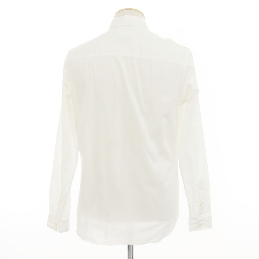 【中古】マウログリフォーニ Mauro Grifoni コットン カジュアルシャツ ホワイト【 38 】【 状態ランクC 】【 メンズ 】