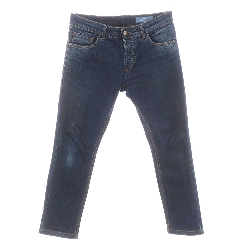 【中古】アントレアミ ENTRE AMIS ストレッチ コットン ジーンズ デニムパンツ ネイビー【 31 】【 状態ランクC 】【 メンズ 】