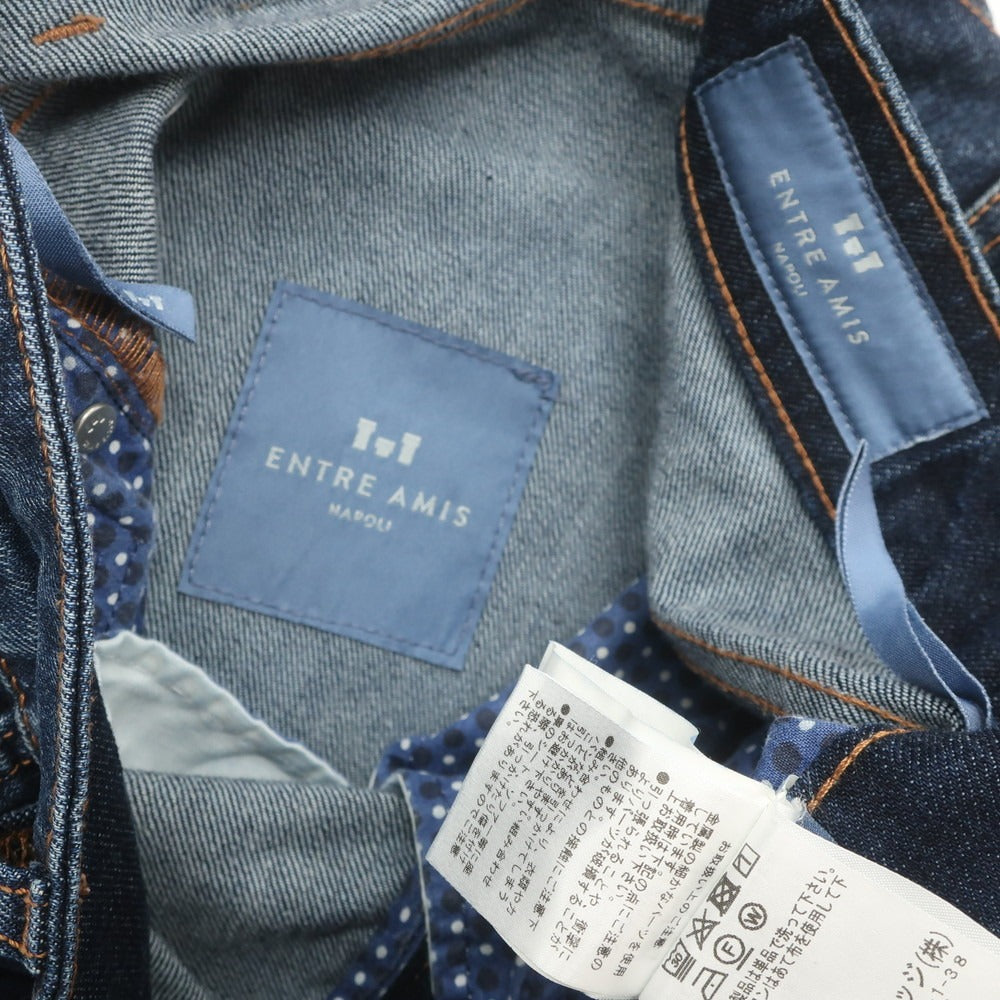 【中古】アントレアミ ENTRE AMIS ストレッチ コットン ジーンズ デニムパンツ ネイビー【 31 】【 状態ランクC 】【 メンズ 】