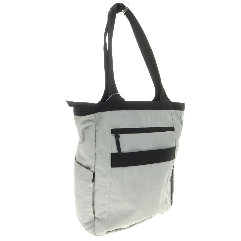 【中古】エアー Aer コーデュラナイロン トートバッグ ライトグレーxブラック【 状態ランクC 】【 メンズ 】