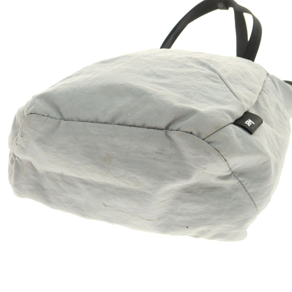 【中古】エアー Aer コーデュラナイロン トートバッグ ライトグレーxブラック【 状態ランクC 】【 メンズ 】