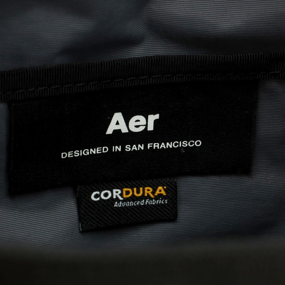 【中古】エアー Aer コーデュラナイロン トートバッグ ライトグレーxブラック【 状態ランクC 】【 メンズ 】