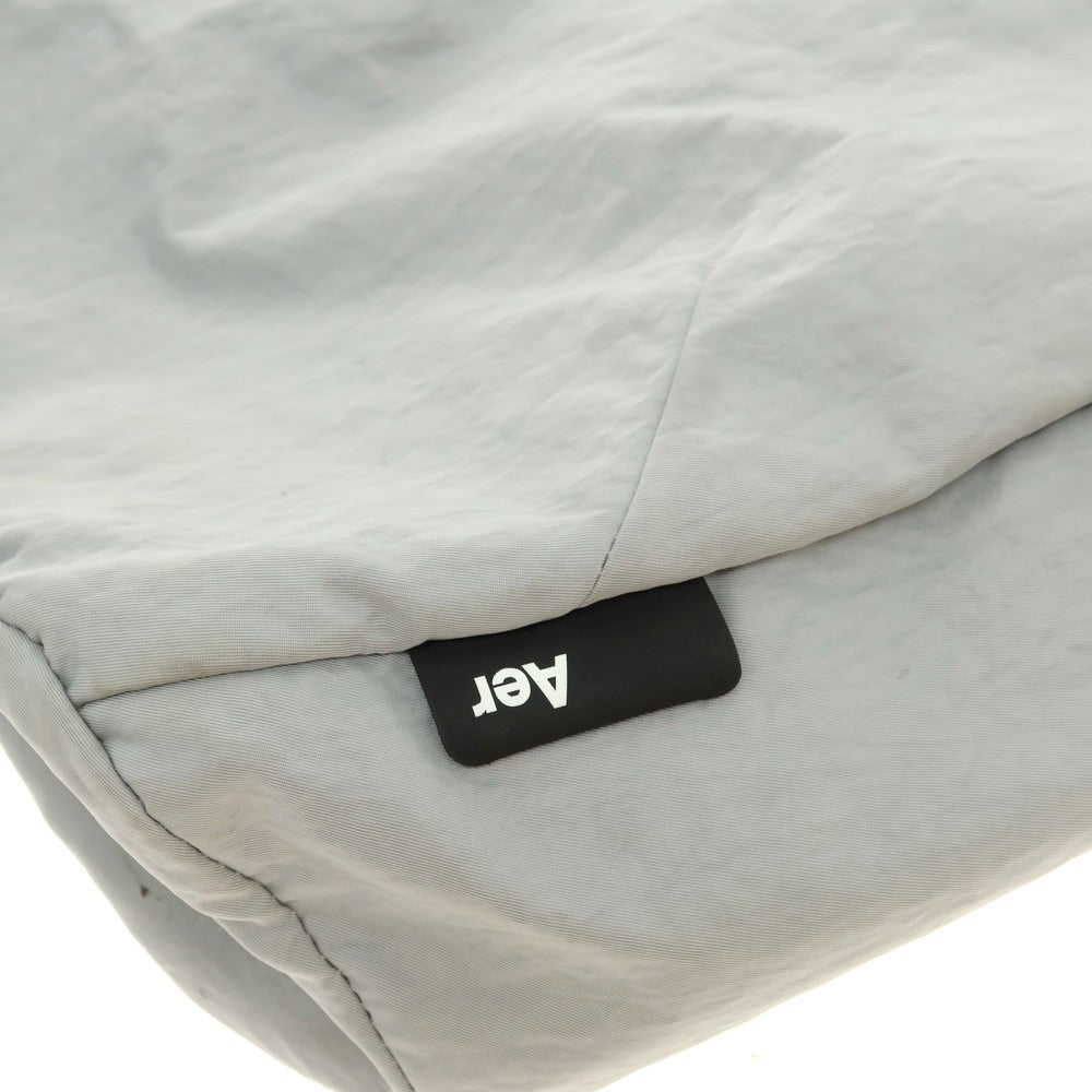 【中古】エアー Aer コーデュラナイロン トートバッグ ライトグレーxブラック【 状態ランクC 】【 メンズ 】