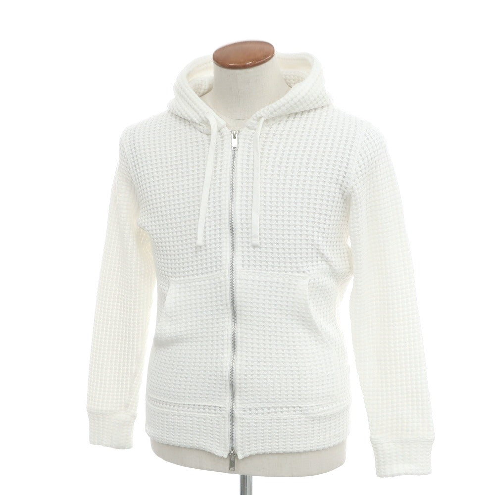 【中古】シーグリーン Seagreen コットンポリエステル ダブルジップ パーカー ホワイト【 2 】【 状態ランクB 】【 メンズ 】