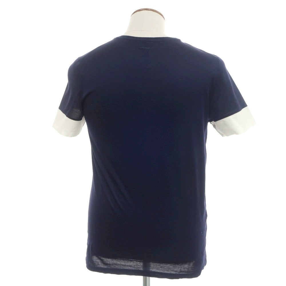 【中古】ジルサンダー JIL SANDER コットン クルーネック 半袖Tシャツ ネイビー【 M 】【 状態ランクC 】【 メンズ 】