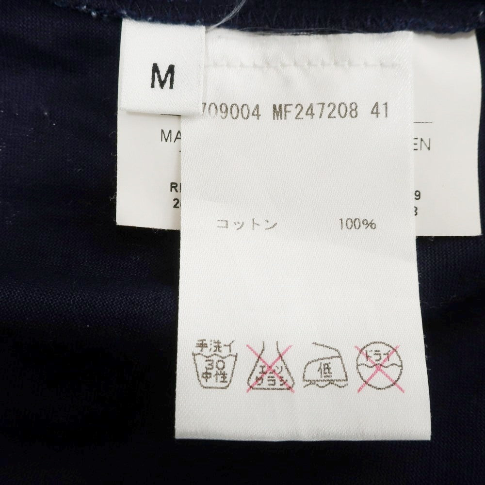 【中古】ジルサンダー JIL SANDER コットン クルーネック 半袖Tシャツ ネイビー【 M 】【 状態ランクC 】【 メンズ 】