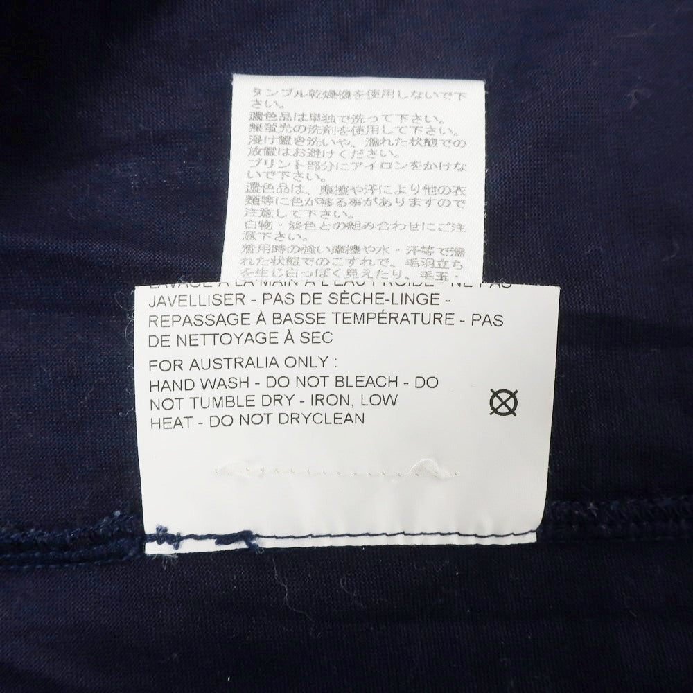 【中古】ジルサンダー JIL SANDER コットン クルーネック 半袖Tシャツ ネイビー【 M 】【 状態ランクC 】【 メンズ 】
