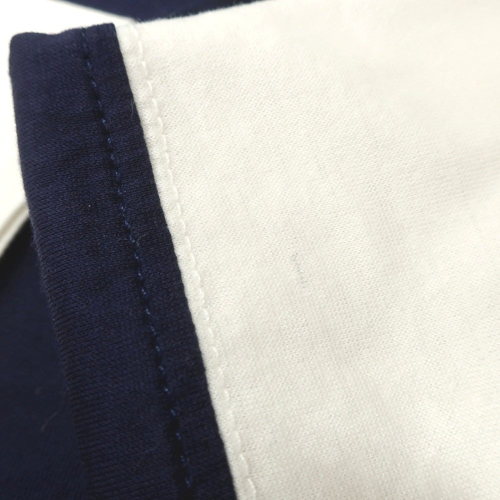 【中古】ジルサンダー JIL SANDER コットン クルーネック 半袖Tシャツ ネイビー【 M 】【 状態ランクC 】【 メンズ 】