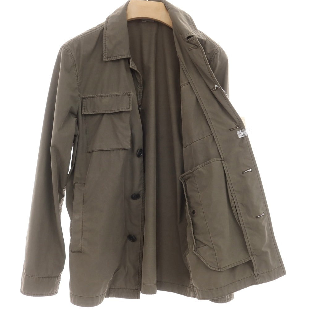 【中古】アスペジ ASPESI ポリエステルナイロン ミリタリージャケット オリーブ【 XS 】【 状態ランクB 】【 メンズ 】