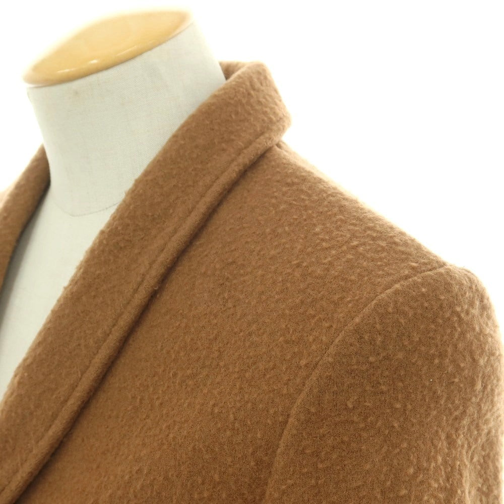 【中古】ドリューアンドコー DREW&CO ウール ショールカラー ダブル 6B カジュアルジャケット ブラウン【 S 】【 状態ランクC 】【 メンズ 】