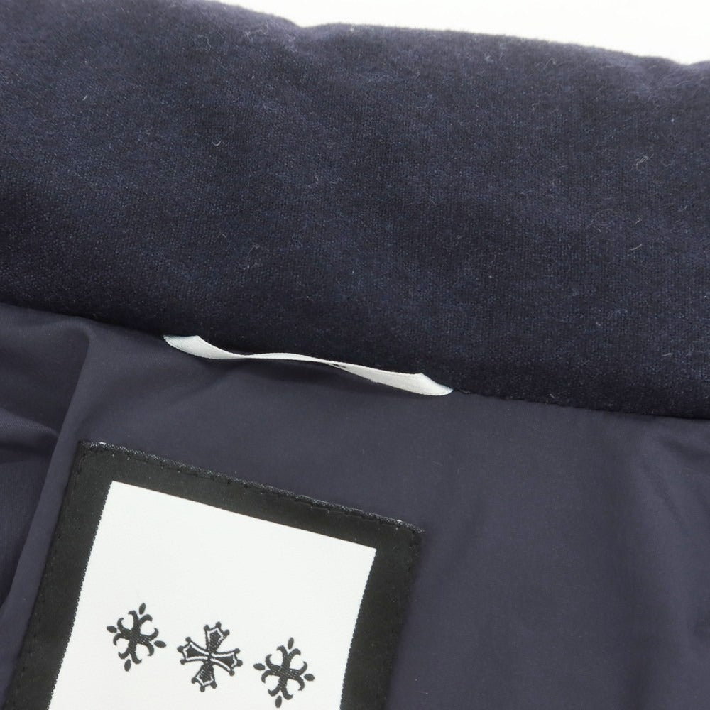 【中古】タトラス TATRAS ウールカシミヤ ファー ダウンコート ネイビー【 2 】【 状態ランクB 】【 メンズ 】