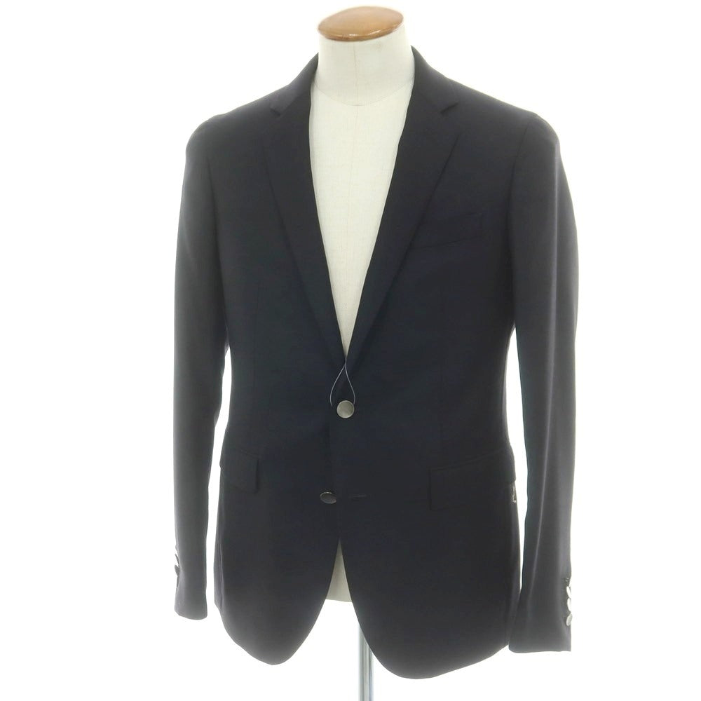 【中古】ナノユニバース nano universe ウール 2B テーラードジャケット ダークネイビー【 48 】【 状態ランクB 】【 メンズ 】