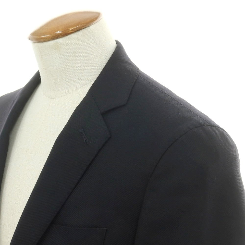 【中古】ナノユニバース nano universe ウール 2B テーラードジャケット ダークネイビー【 48 】【 状態ランクB 】【 メンズ 】
