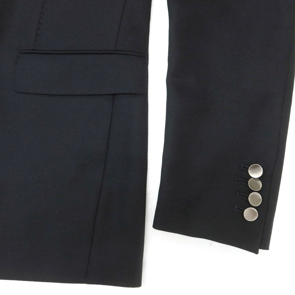 【中古】ナノユニバース nano universe ウール 2B テーラードジャケット ダークネイビー【 48 】【 状態ランクB 】【 メンズ 】