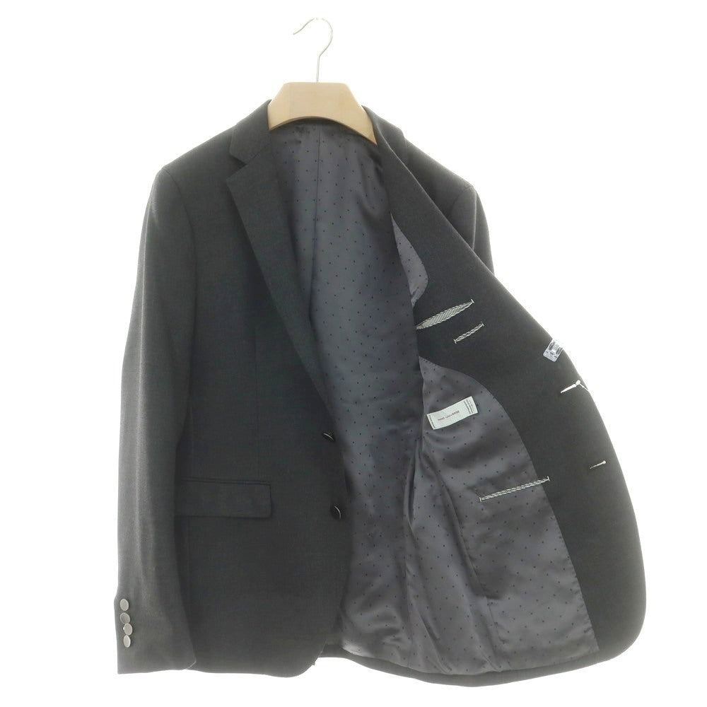 【中古】ナノユニバース nano universe ウール 2B テーラードジャケット グレー【 48 】【 状態ランクC 】【 メンズ 】