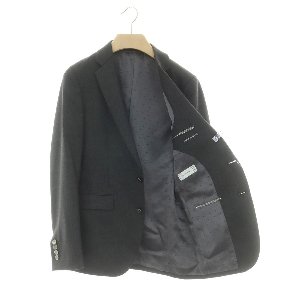 【中古】ナノユニバース nano universe ウール 2B テーラードジャケット グレー【 46 】【 状態ランクC 】【 メンズ 】