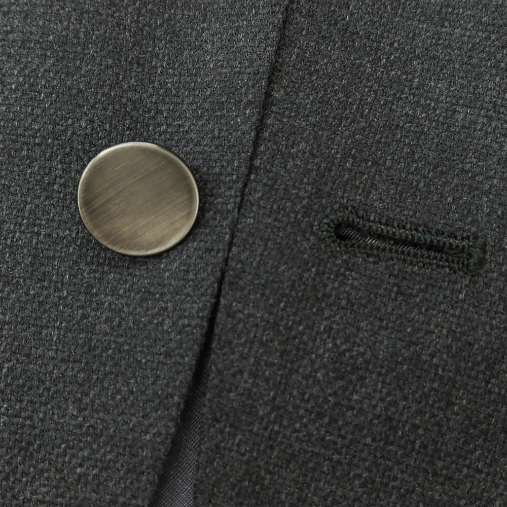 【中古】ナノユニバース nano universe ウール 2B テーラードジャケット グレー【 46 】【 状態ランクC 】【 メンズ 】