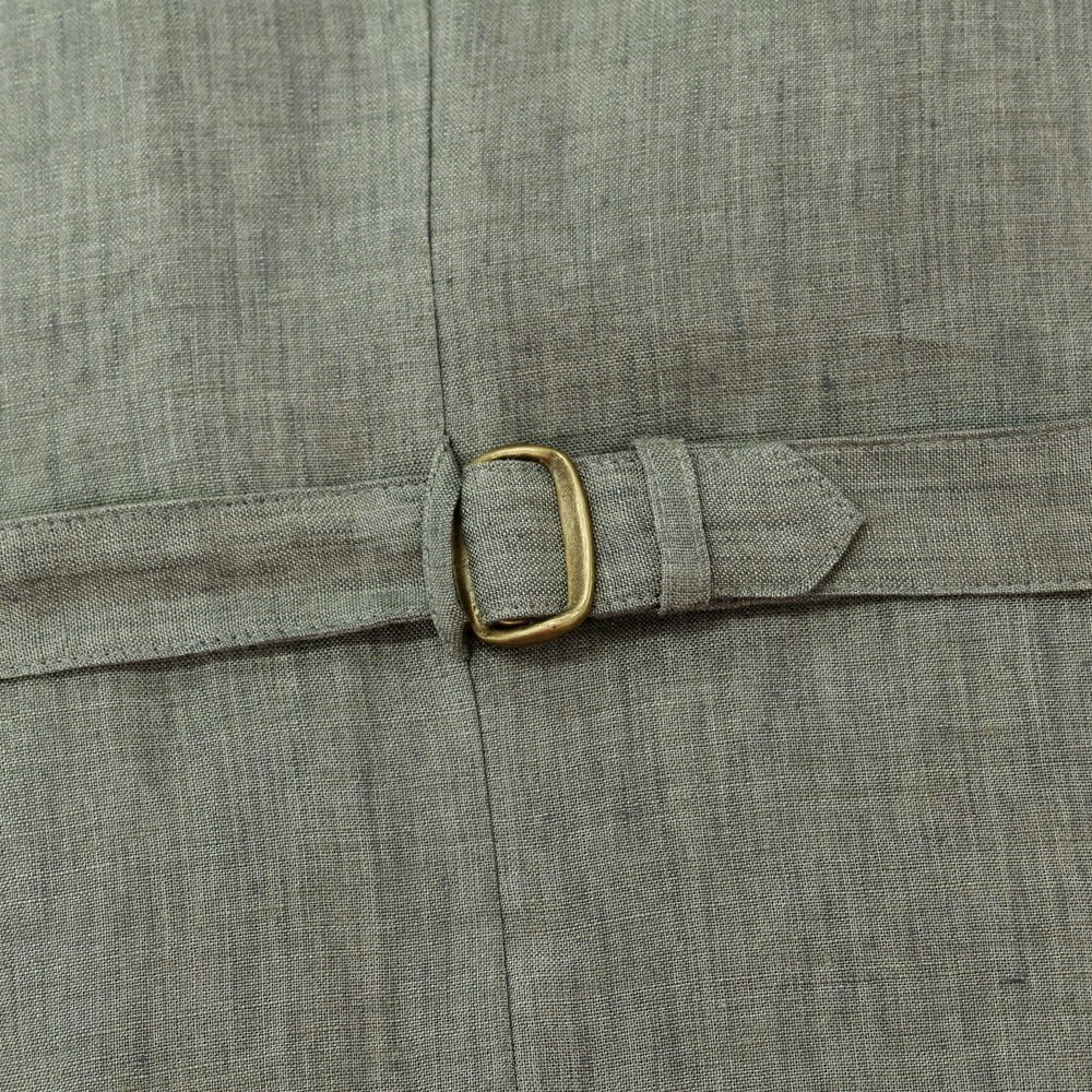 【中古】ポールスミスコレクション PAUL SMITH COLLECTION リネン ジレ ベスト グリーングレー【 M 】【 状態ランクB 】【 メンズ 】