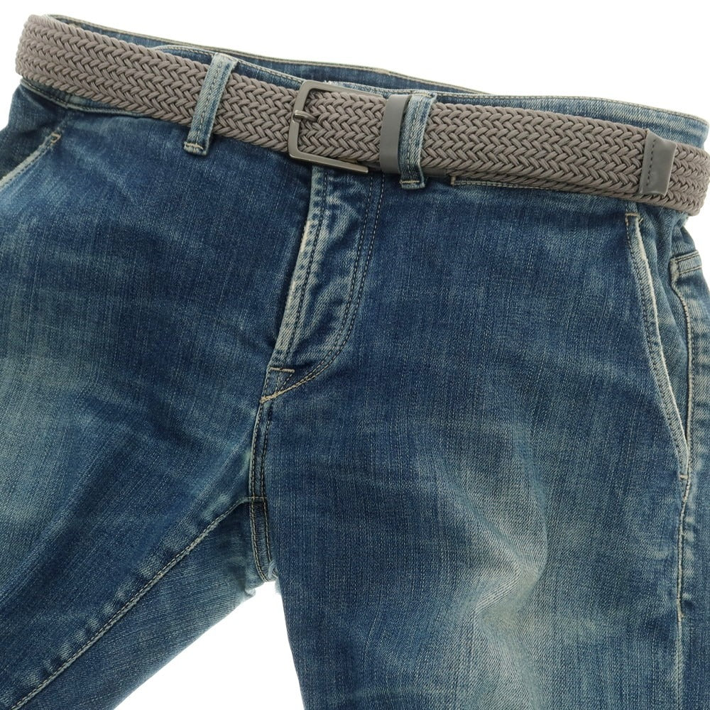 【中古】セオリー theory エラスティック ベルト グレー【 34 】【 状態ランクA 】【 メンズ 】