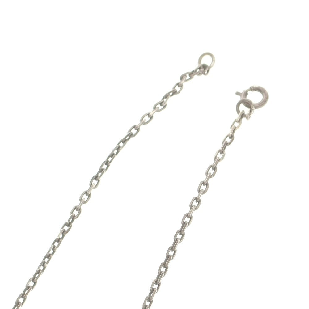 【中古】ユリウス JULIUS プレート ネックレス シルバーブラック【 状態ランクB 】【 メンズ 】