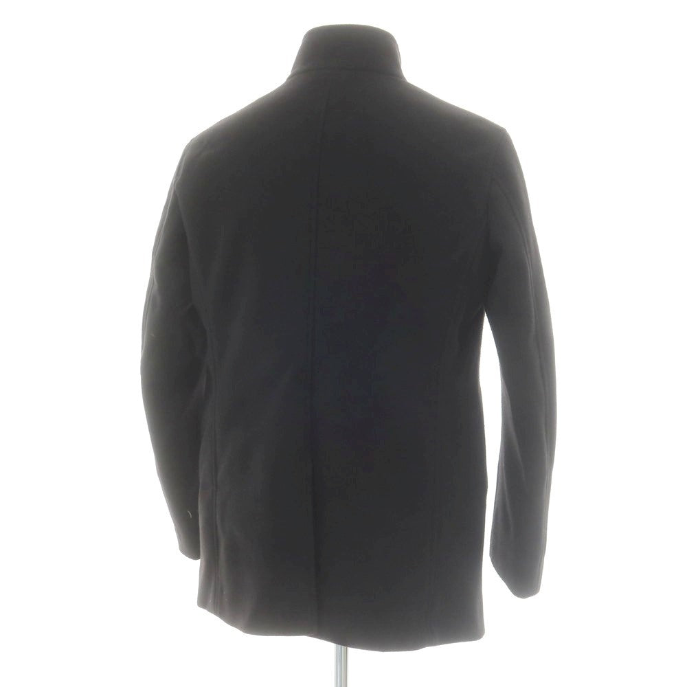 【中古】ア デイ イン ザ ライフ ユナイテッドアローズ a day in the life united arrows ニットメルトン レイズドネックコート ブラック【 M 】【 状態ランクA 】【 メンズ 】