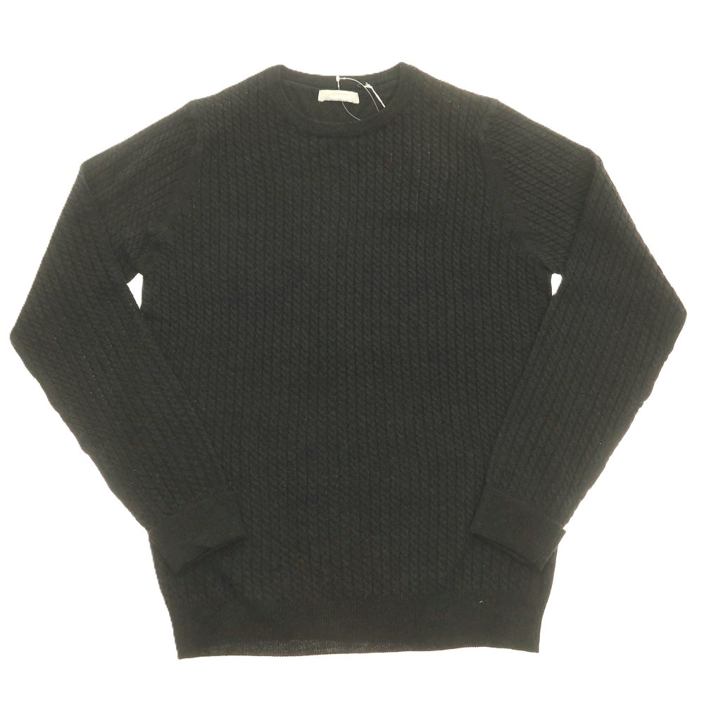 【新品】センス SSEINSE ポリエステルアクリルナイロンウール クルーネック プルオーバーニット チャコールグレー【 S 】【 状態ランクN 】【 メンズ 】