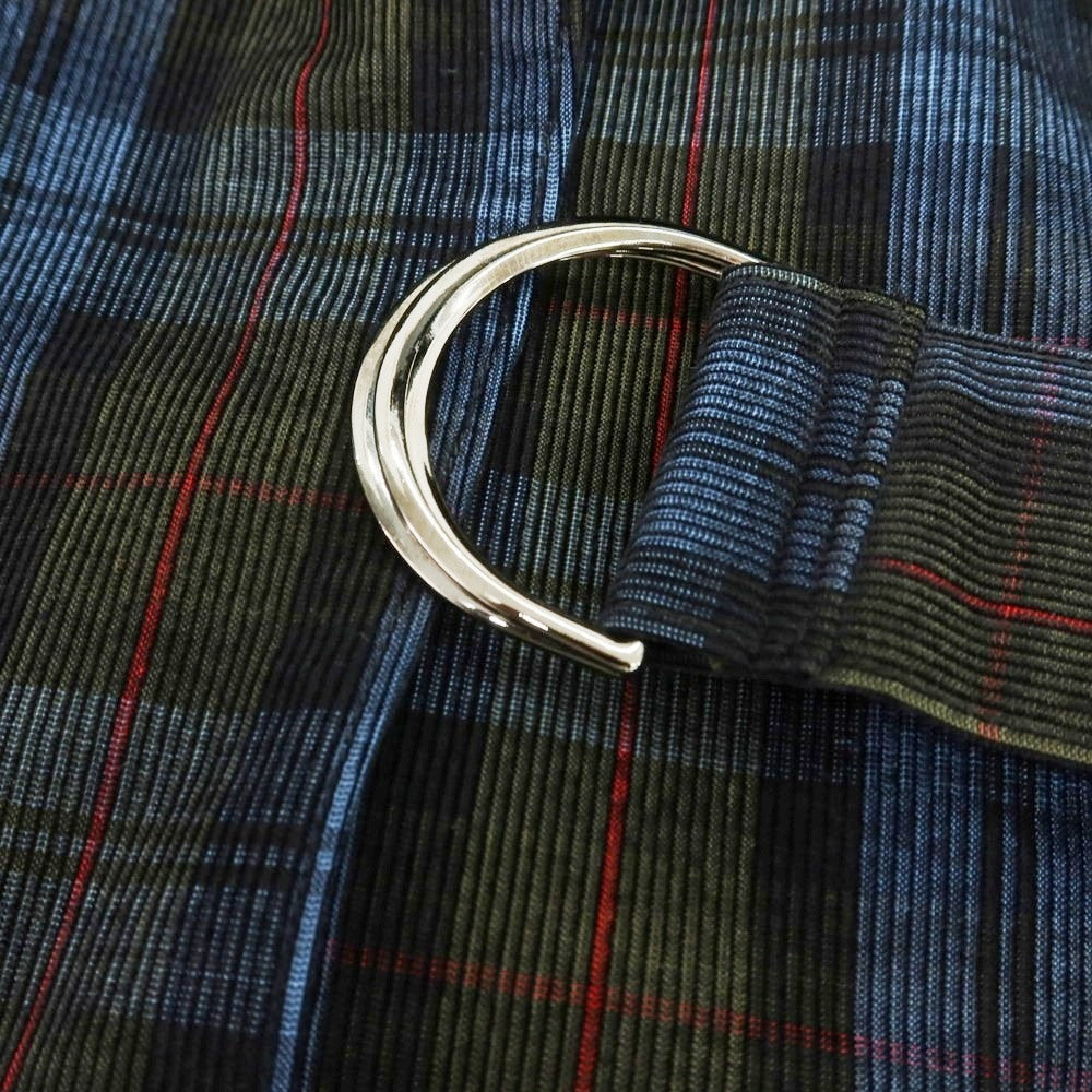 【中古】コマウェア cmmawear コーデュロイ チェック 中綿入り 変形 トレンチコート ブルーxオリーブ【 M 】【 状態ランクB 】【 メンズ 】