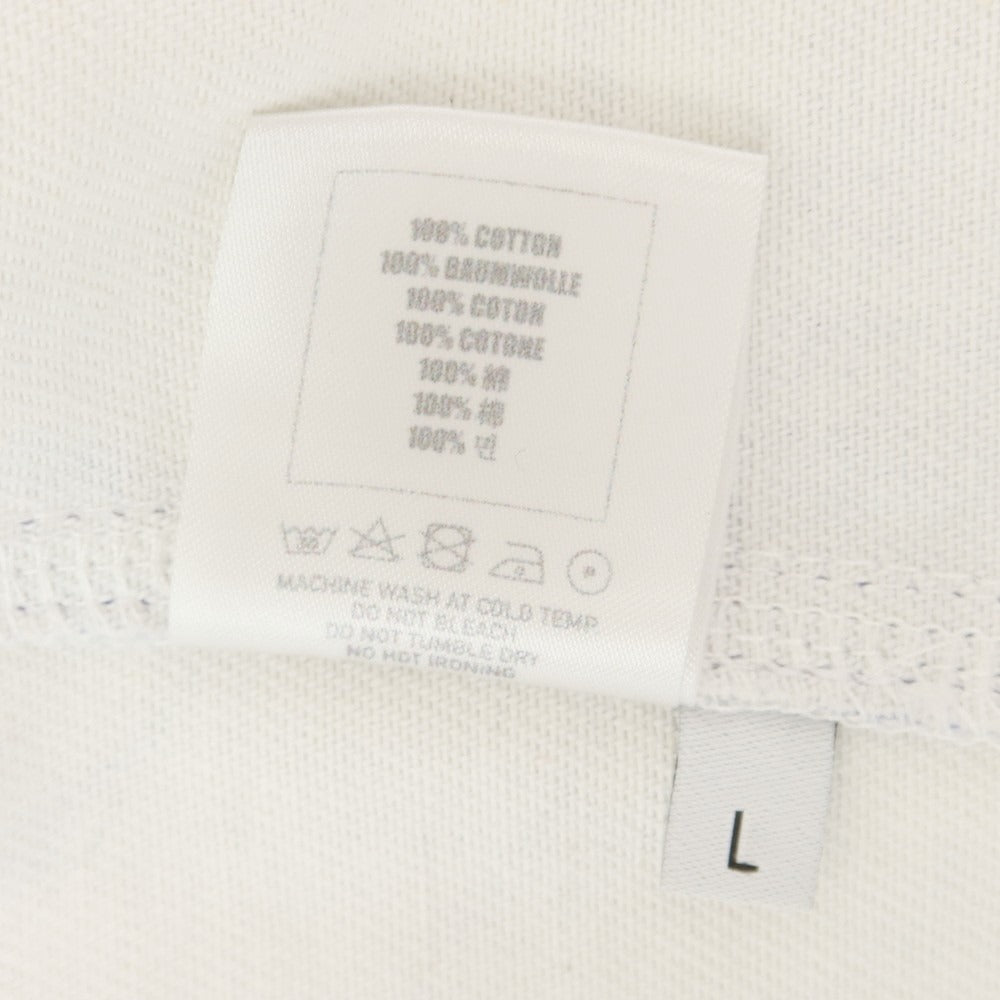 【中古】ジェリット ジェイコブ Gerrit Jacob ワイドシルエット プリント デニムジャケット ホワイトxブルー【 L 】【 状態ランクB 】【 メンズ 】