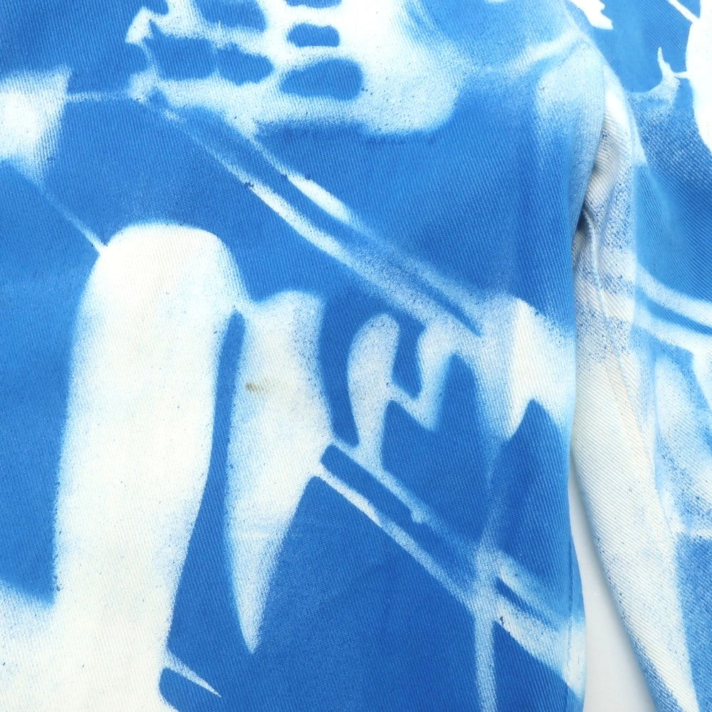 【中古】ジェリット ジェイコブ Gerrit Jacob コットン デニムパンツ ホワイトxブルー【 30 】【 状態ランクB 】【 メンズ 】