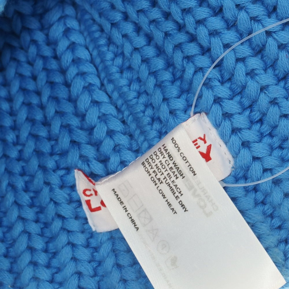 【中古】チャールズジェフリーラバーボーイ Charles Jeffrey LOVERBOY ローゲージコットン ニットキャップ ブルー【 状態ランクD 】【 メンズ 】