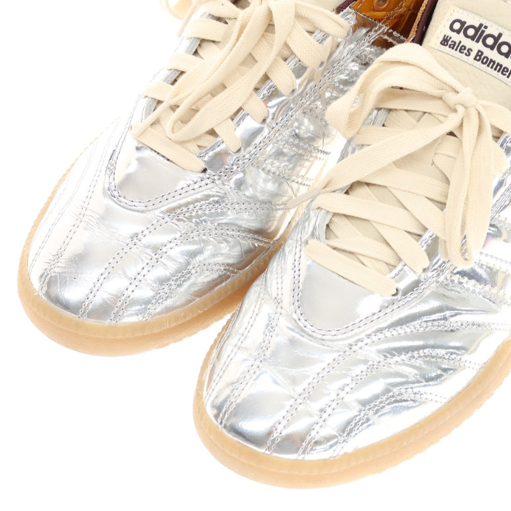 【中古】アディダス adidas × Wales Bonner スニーカー シルバー×ブラウン【 28.5cm 】【 状態ランクB 】【 メンズ 】