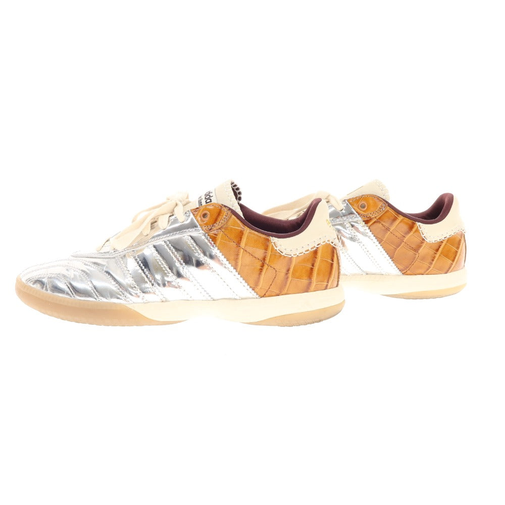 【中古】アディダス adidas × Wales Bonner スニーカー シルバー×ブラウン【 28.5cm 】【 状態ランクB 】【 メンズ 】