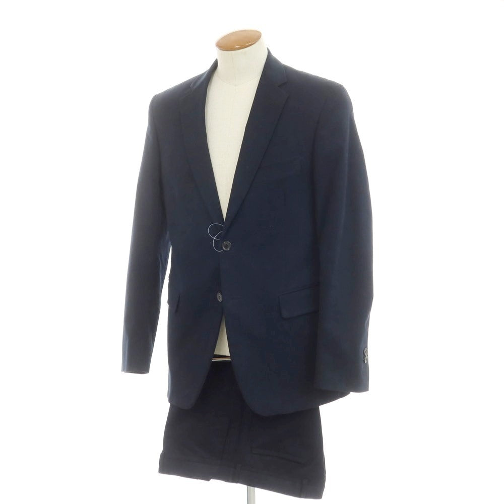 【中古】オーランド Orlando ストレッチコットン 2つボタンスーツ ネイビー【 50 】【 状態ランクC 】【 メンズ 】