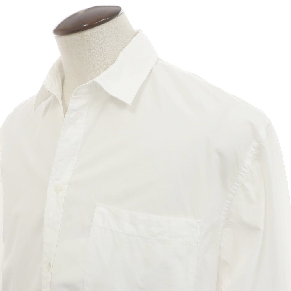 【中古】エイトン ATON コットン カジュアルシャツ ホワイト【 4 】【 状態ランクB 】【 メンズ 】