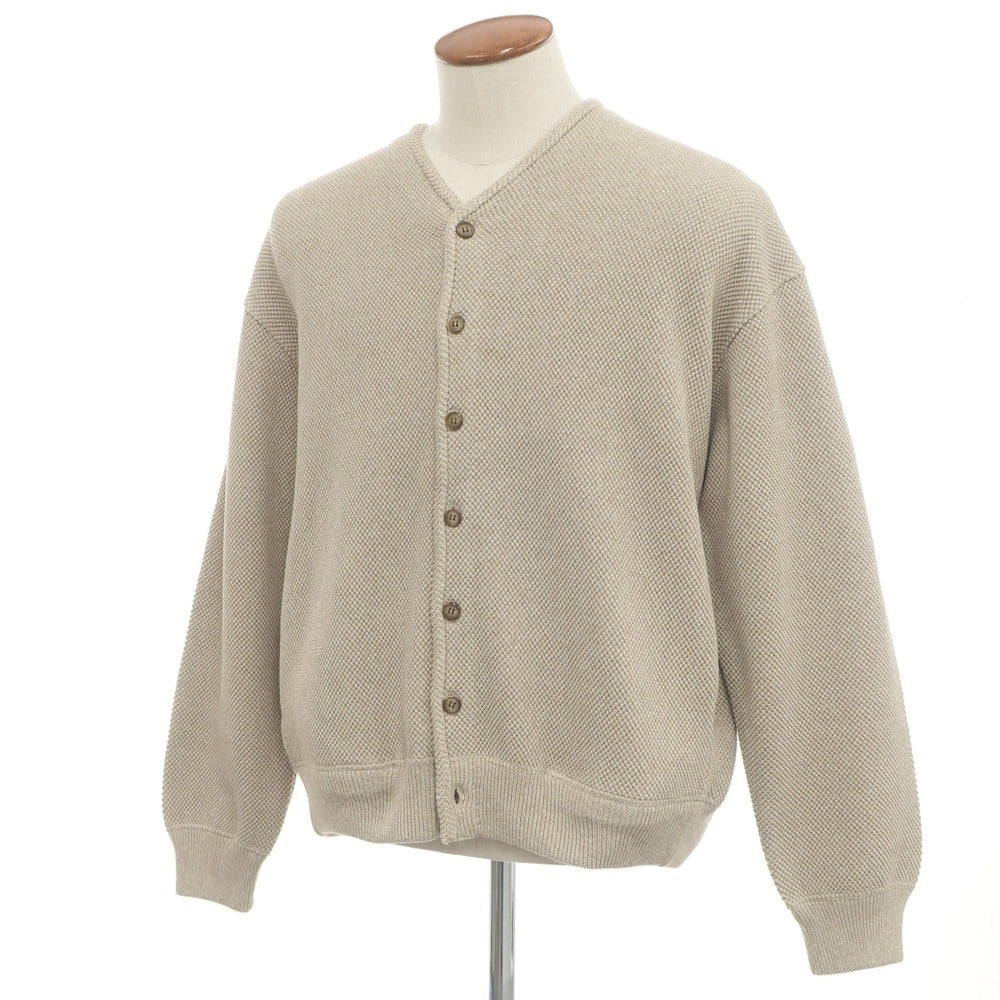 【中古】クレプスキュール crepuscule コットン系 カーディガン ベージュ【 表記なし(M位) 】【 状態ランクA 】【 メンズ 】