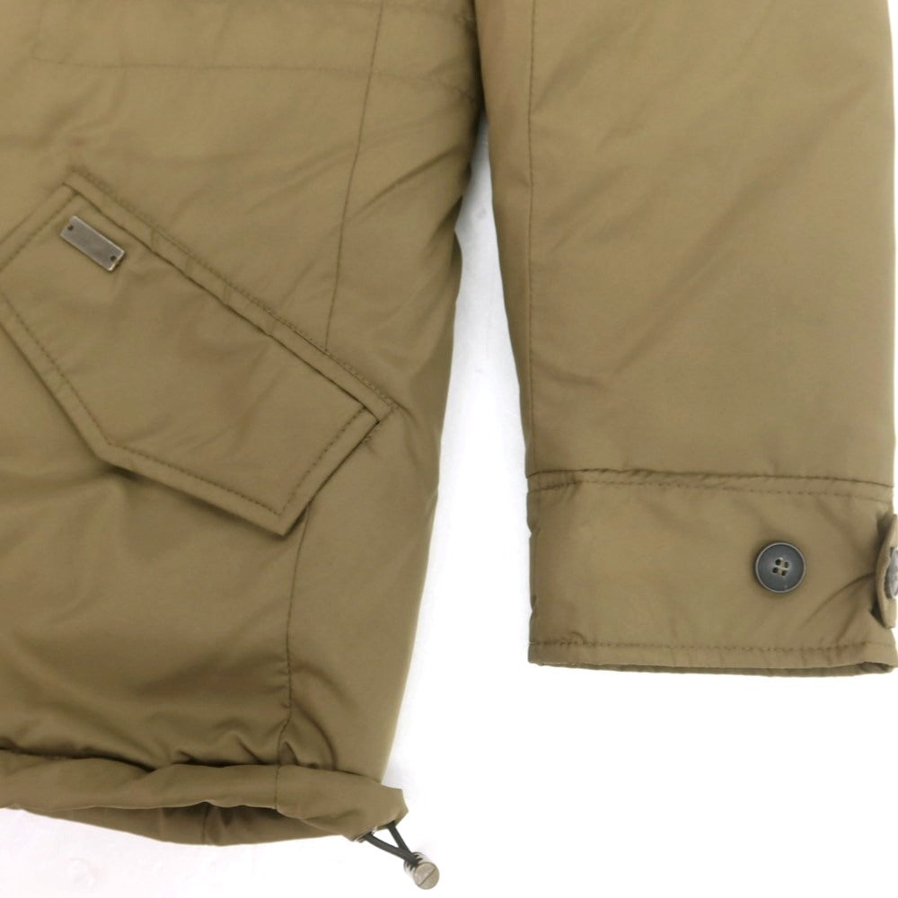 【中古】ダニエレアレッサンドリーニ DANIELE ALESSANDRINI ポリエステル スタンドカラー 中綿ブルゾン オリーブカーキ【 表記なし(M位) 】【 状態ランクB 】【 メンズ 】