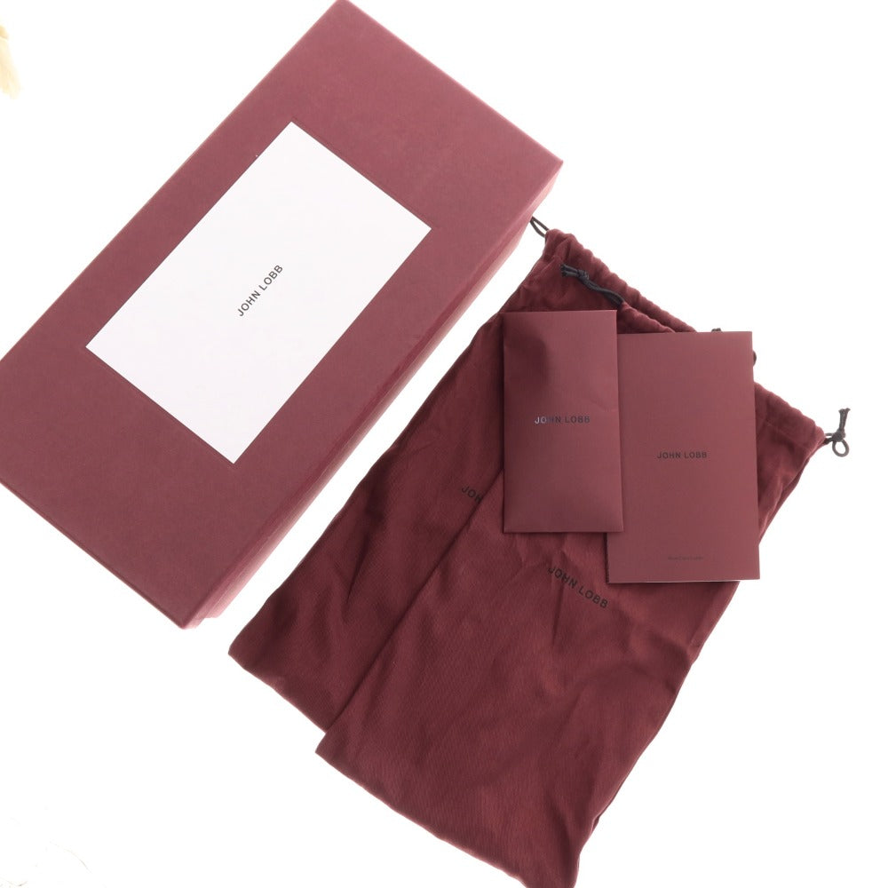 【中古】ジョンロブ John Lobb FOIL ヌバック デッキシューズ ブラウン【 6 1/2 】【 状態ランクA 】【 メンズ 】