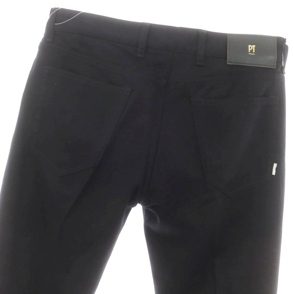 【中古】ピーティートリノ デニム PT TORINO DENIM SWING ストレッチ ウール 5ポケットパンツ ブラック【 31 】【 状態ランクC 】【 メンズ 】