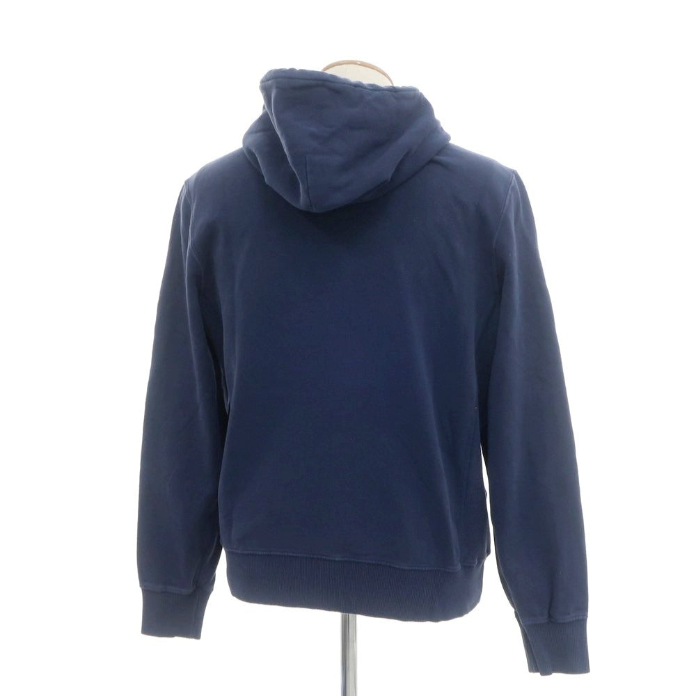 【中古】フランクリンマーシャル FRANKLIN&MARSHALL コットン ジップアップ パーカー ネイビー【 S 】【 状態ランクC 】【 メンズ 】