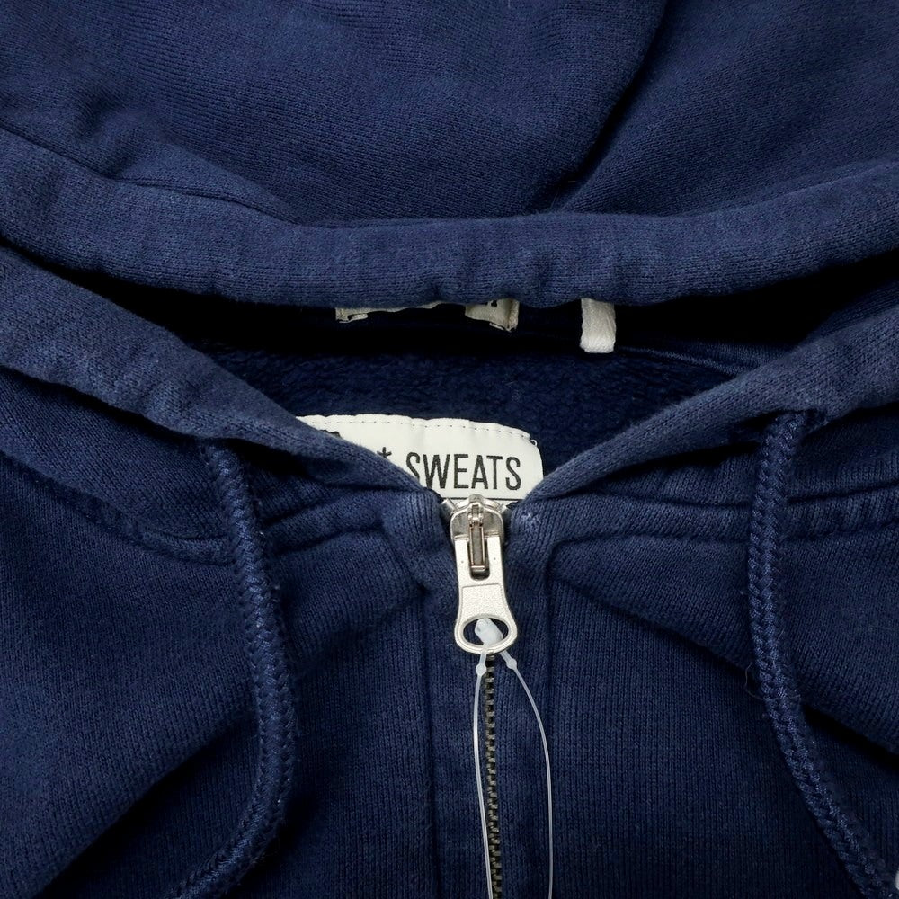 【中古】フランクリンマーシャル FRANKLIN&MARSHALL コットン ジップアップ パーカー ネイビー【 S 】【 状態ランクC 】【 メンズ 】